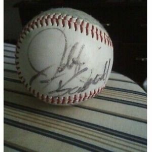 Autographed 1997 Jeff Bagwell and Moises Alou ball
